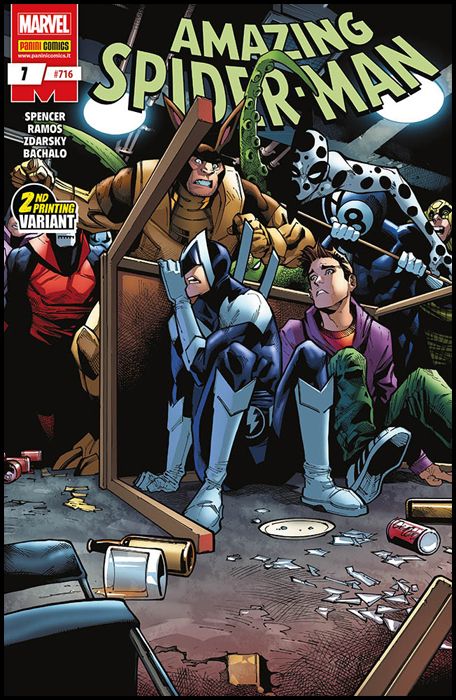 UOMO RAGNO #   716 - AMAZING SPIDER-MAN 7 - 1A RISTAMPA - VARIANT COVER