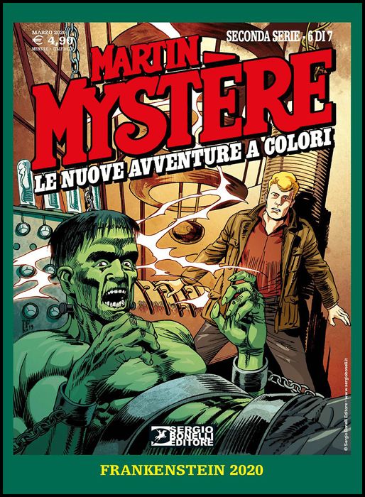 MARTIN MYSTERE GIGANTE #    31 - MARTIN MYSTERE - LE NUOVE AVVENTURE A COLORI 2A SERIE 6: FRANKENSTEIN 2020