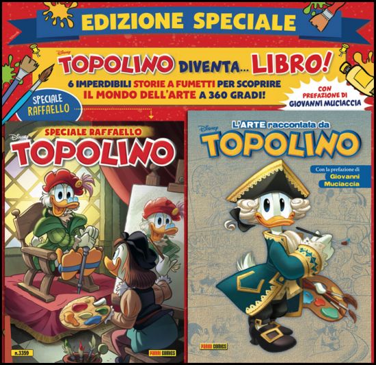 TOPOLINO LIBRETTO #  3359 - EDIZIONE SPECIALE + L'ARTE RACCONTATA DA TOPOLINO