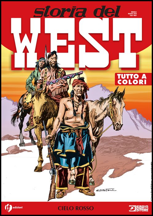 COLLANA WEST #    14 - STORIA DEL WEST 14: CIELO ROSSO