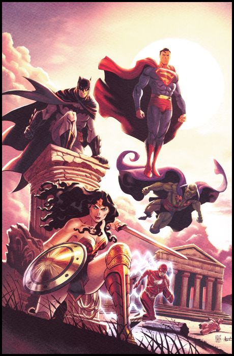 JUSTICE LEAGUE #     1 - VARIANT MUSEUM CITY EDITION