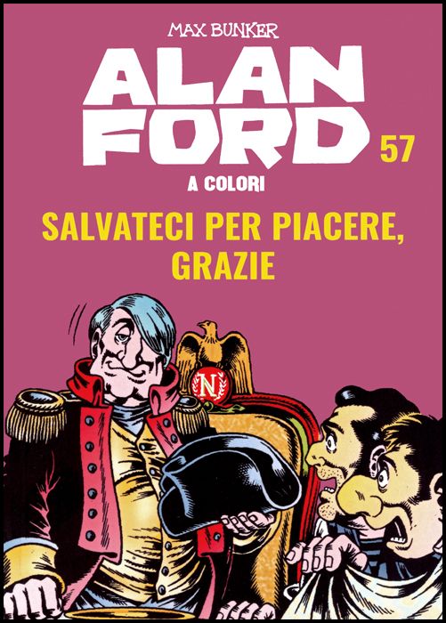 ALAN FORD A COLORI #    57: SALVATECI PER PIACERE, GRAZIE + FIGURINE