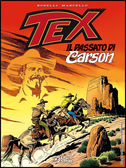 TEX: IL PASSATO DI CARSON - 1A EDIZIONE - CARTONATO