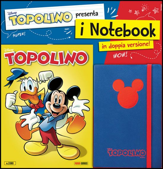 TOPOLINO LIBRETTO #  3380 + NOTEBOOK BLU