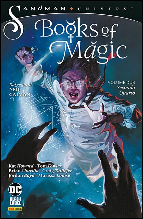 SANDMAN UNIVERSE COLLECTION BLACK LABEL - BOOKS OF MAGIC #     2: SECONDO QUARTO