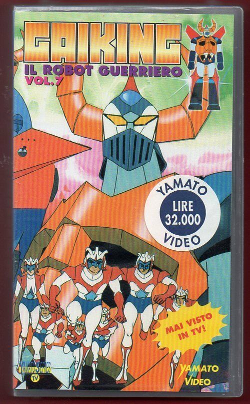 GAIKING   IL ROBOT GUERRIERO 1/9 COMPLETA VHS