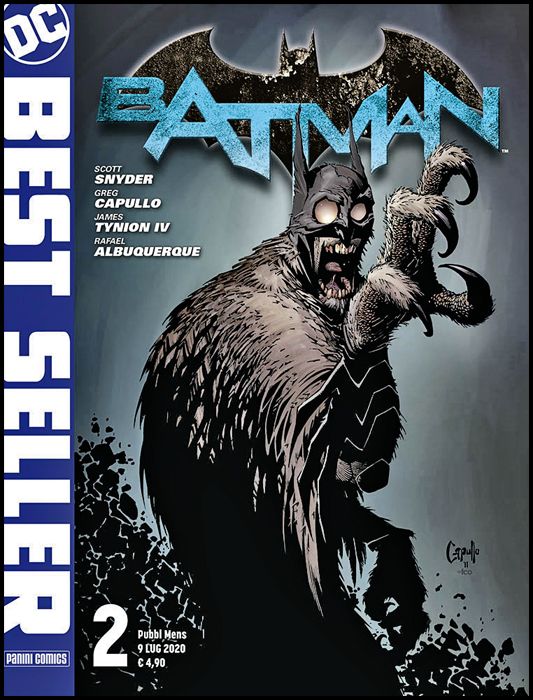 DC BEST SELLER #     2 - BATMAN di SCOTT SNYDER & GREG CAPULLO 2 - 1A RISTAMPA