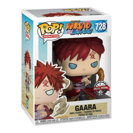 NARUTO: GAARA SHIPPUDEN  SPECIAL EDITION - VINYL FIGURE #  728 - POP FUNKO ANIMATION