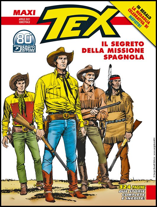 TEX MAXI #    28: IL SEGRETO DELLA MISSIONE SPAGNOLA + MEDAGLIA MEFISTO
