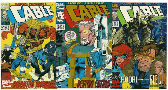 CABLE I 1/3 (MARVEL MINISERIE 19/21) COMPLETA NUOVI