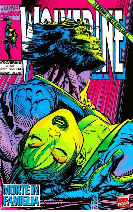 WOLVERINE 52/91+ 0 con adesivi e poster tranne 62    in tot 41 pz
