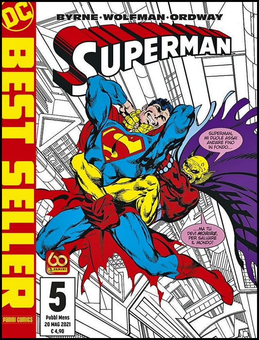 DC BEST SELLER NUOVA SERIE #     5 - SUPERMAN DI JOHN BYRNE 5