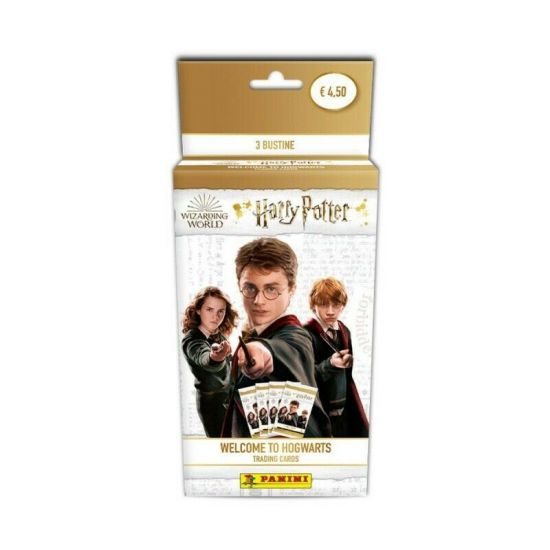 HARRY POTTER : WELCOME TO HOGWARTS TRADING CARD  ( CONTIENE 3 PACCHETTI )