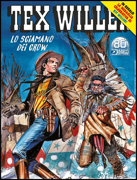 TEX WILLER #    31: LO SCIAMANO DEI CROW + MEDAGLIA KIT WILLER