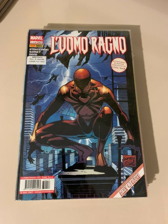 UOMO RAGNO #   457 - CIVIL WAR PRELUDIO  6 + POSTER CHECKLIST DI CIVIL WAR