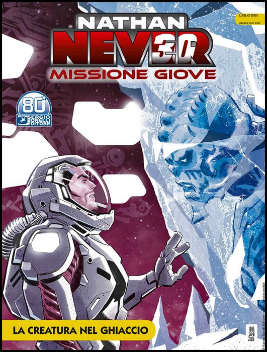 NATHAN NEVER GIGANTE #    42 - NATHAN NEVER - MISSIONE GIOVE 2: LA CREATURA NEL GHIACCIO