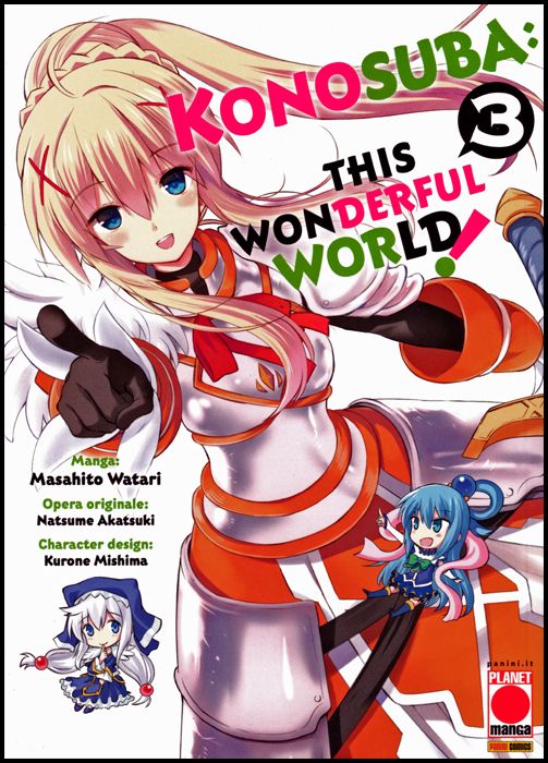 CAPOLAVORI MANGA #   145 - KONOSUBA! - THIS WONDERFUL WORLD 3