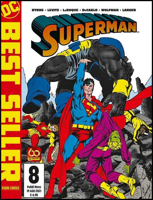 DC BEST SELLER NUOVA SERIE #     8 - SUPERMAN DI JOHN BYRNE 8