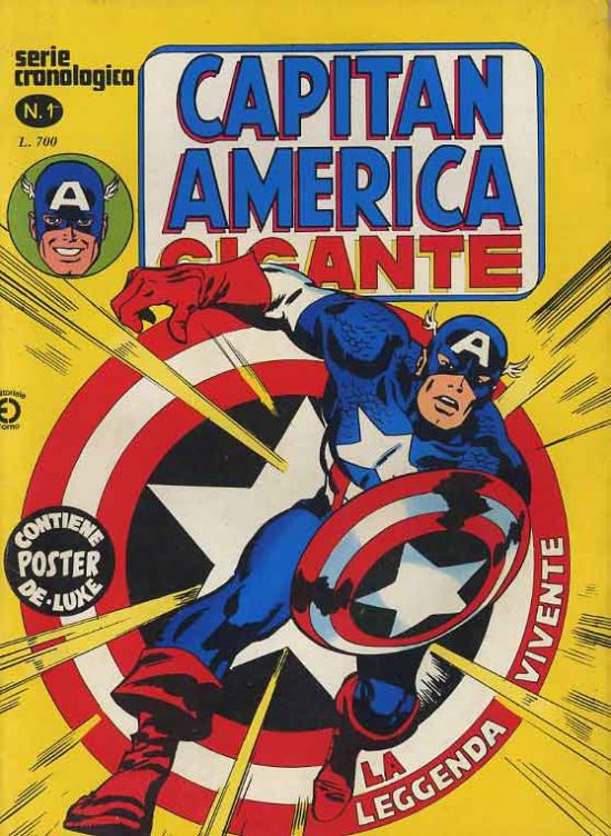 CAPITAN AMERICA GIGANTE #     1: LA LEGGENDA VIVENTE - NO POSTER