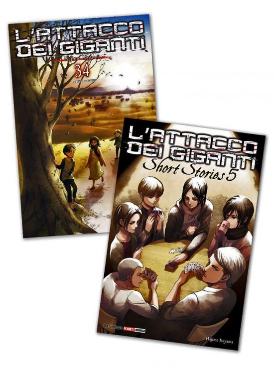 GENERATION MANGA #    34 - L'ATTACCO DEI GIGANTI 34 + SHORT STORIES 5 ROMANZO