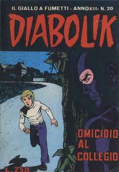 DIABOLIK ORIGINALE ANNO 13 #    20: OMICIDIO AL COLLEGIO