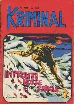 KRIMINAL #   404: IMPRONTE ROSSE DI SANGUE