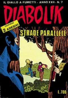 DIABOLIK ORIGINALE ANNO 22 #     7: STRADE PARALLELE + ADESIVI