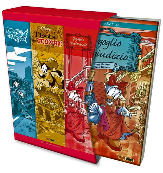 TOPOLINO LIMITED DISNEY DE LUXE EDITION #    33 - COFANETTO TURCONI/RADICE + 1 VOLUME – ORGOGLIO E PREGIUDIZIO