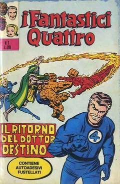 FANTASTICI QUATTRO #     7: IL RITORNO DEL DOTTOR DESTINO + ADESIVI