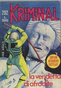 KRIMINAL #   292: LA VENDETTA DI AFRODITE + ADESIVI