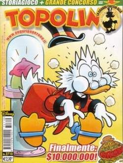 TOPOLINO LIBRETTO #  2710 NO MONETA 1 CENT DI ZIO PAPERONE