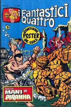 FANTASTICI QUATTRO #   210: NELLE MANI DI PIRANHA - NO POSTER