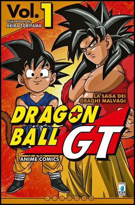 DRAGON BALL GT ANIME COMICS - LA SAGA DEI DRAGHI MALVAGI 1/3 COMPLETA NUOVI