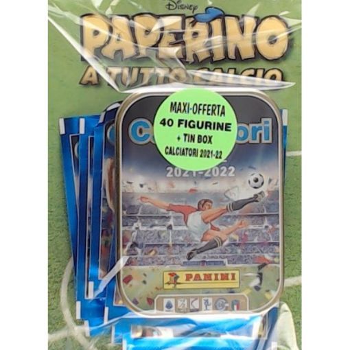PAPERFANTASY #     26 SPECIALE: PAPERINO A TUTTO CALCIO    + TIN BOX CALCIATORI 2021-22+ 40 FIGURINE  -