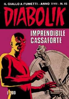 DIABOLIK ORIGINALE ANNO 17 #    15: IMPRENDIBILE CASSAFORTE