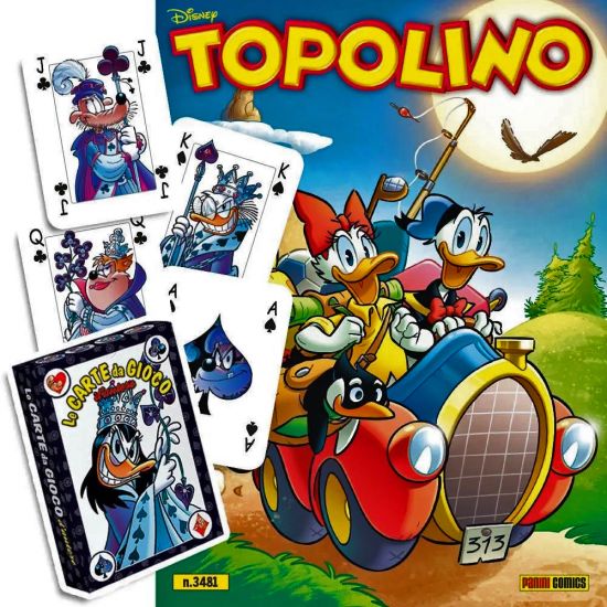 TOPOLINO LIBRETTO #  3481 + MAZZO DI CARTE NERO - SILVIA ZICHE