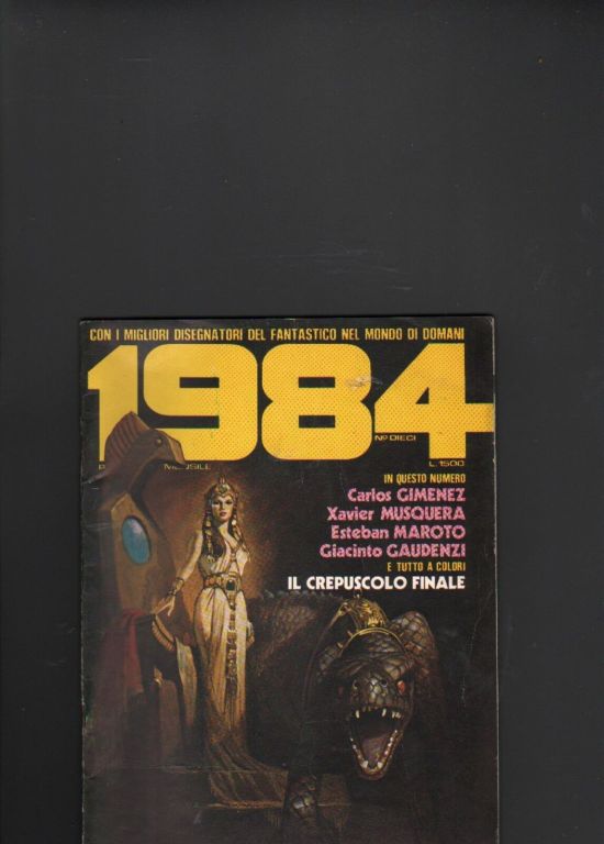 1984 #     10 RIVISTA A FUMETTI DI FANTASCIENZA
