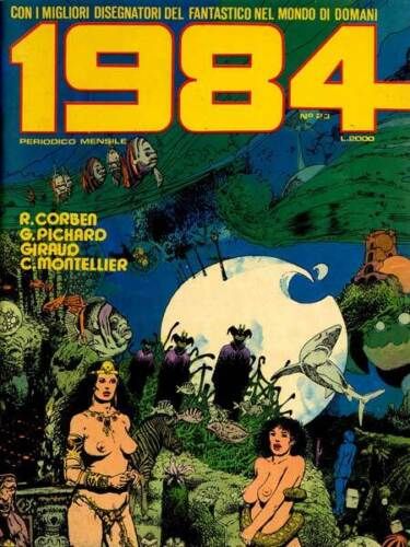 1984 #     23 RIVISTA A FUMETTI DI FANTASCIENZA