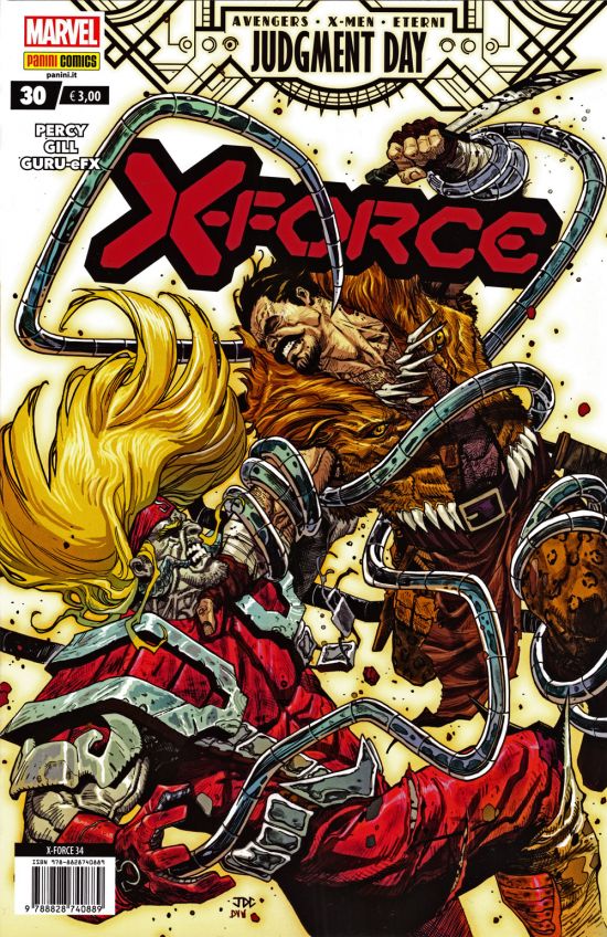 X-FORCE #    34 - X-FORCE 30 - A.X.E. - AXE - JUDGMENT DAY