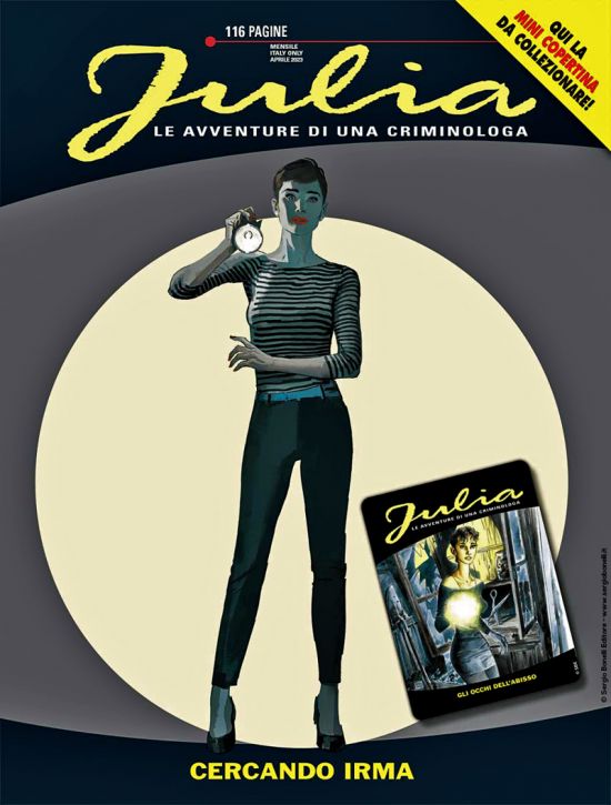 JULIA #   295: CERCANDO IRMA - MINI COPERTINE COVER A (JULIA 1: GLI OCCHI DELL'ABISSO)