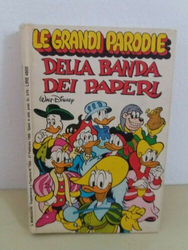 GRANDI PARODIE: DELLA BANDA DEI PAPERI CARTONATO SUPPL. TOP 1682