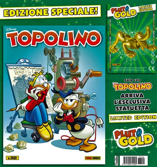 TOPOLINO LIBRETTO #  3520 - SUPERTOPOLINO + PLUTO STATUETTA GOLD