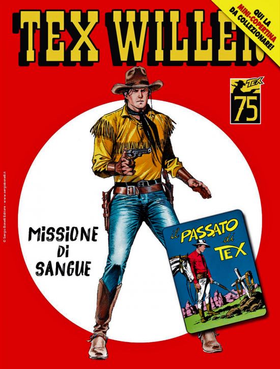TEX WILLER #    54: MISSIONE DI SANGUE - MINI COPERTINE COVER B (TEX 83: IL PASSATO DI TEX)