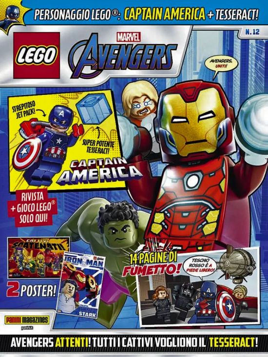 LEGO AVENGERS #     12 + LEGO CAPTAIN AMERICA