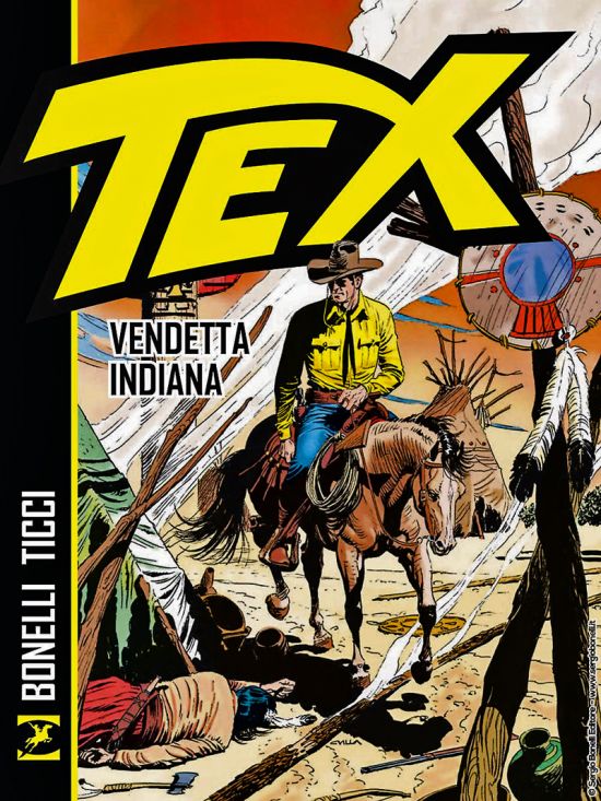 TEX: VENDETTA INDIANA - NUOVA EDIZIONE VARIANT COVER - BROSSURATO