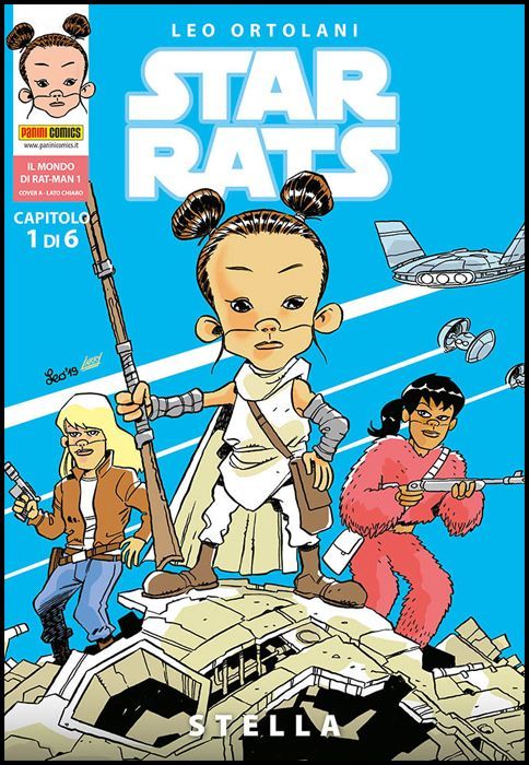 IL MONDO DI RAT-MAN 1/6 - STAR RATS 1/6 COMPLETA STELLA - COVER B - LATO OSCURO