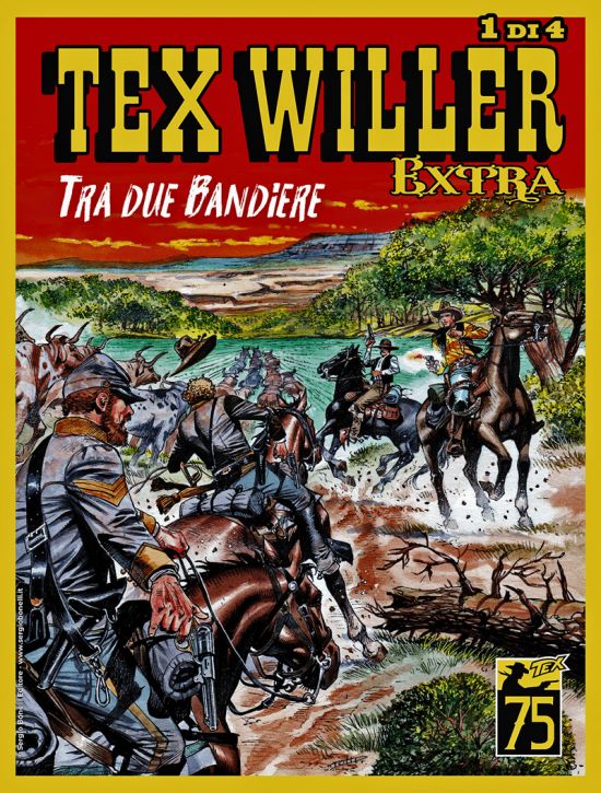 COLLANA ORIENT EXPRESS #    23 - TEX WILLER EXTRA 8: TRA DUE BANDIERE - 1 DI 4