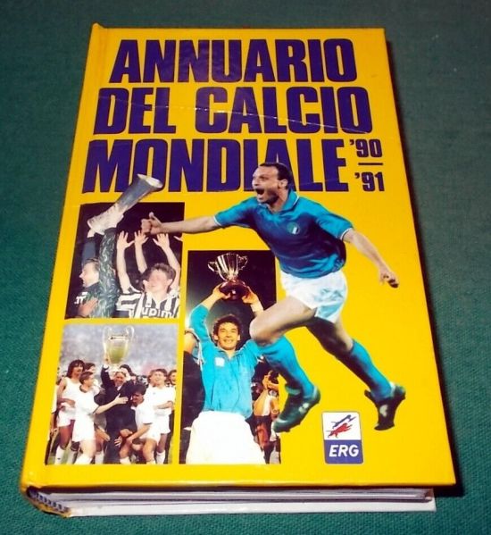 ANNUARIO DEL CALCIO MONDIALE 1990/1991 CARTONATO NUOVO
