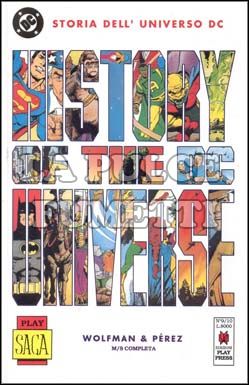 PLAY SAGA #     9 / 10 - HISTORY OF THE DC UNIVERSE