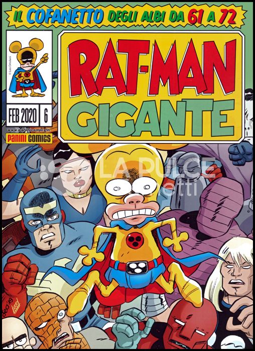 RAT-MAN GIGANTE COFANETTO VUOTO #     6 - RAT-MAN GIGANTE 61/72